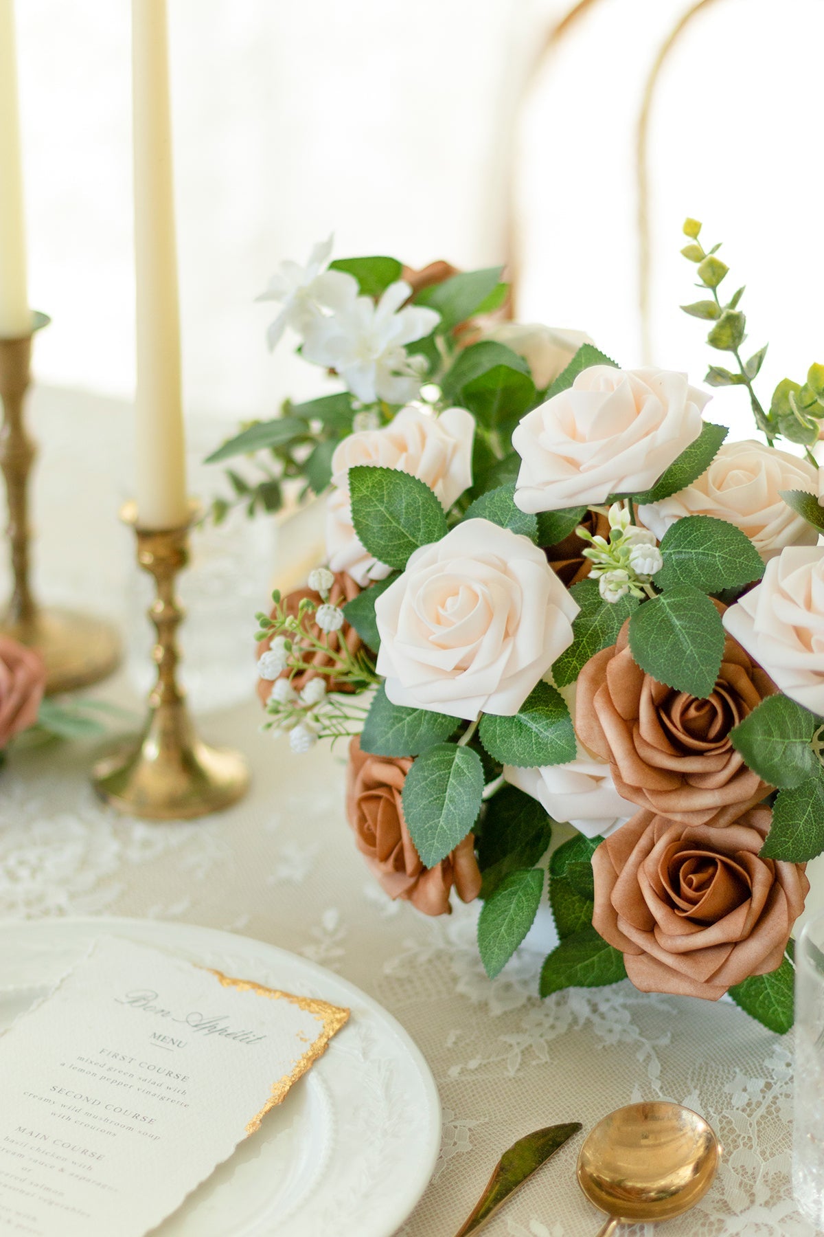 3" Foam Rose with Stem - 59 Colors F3