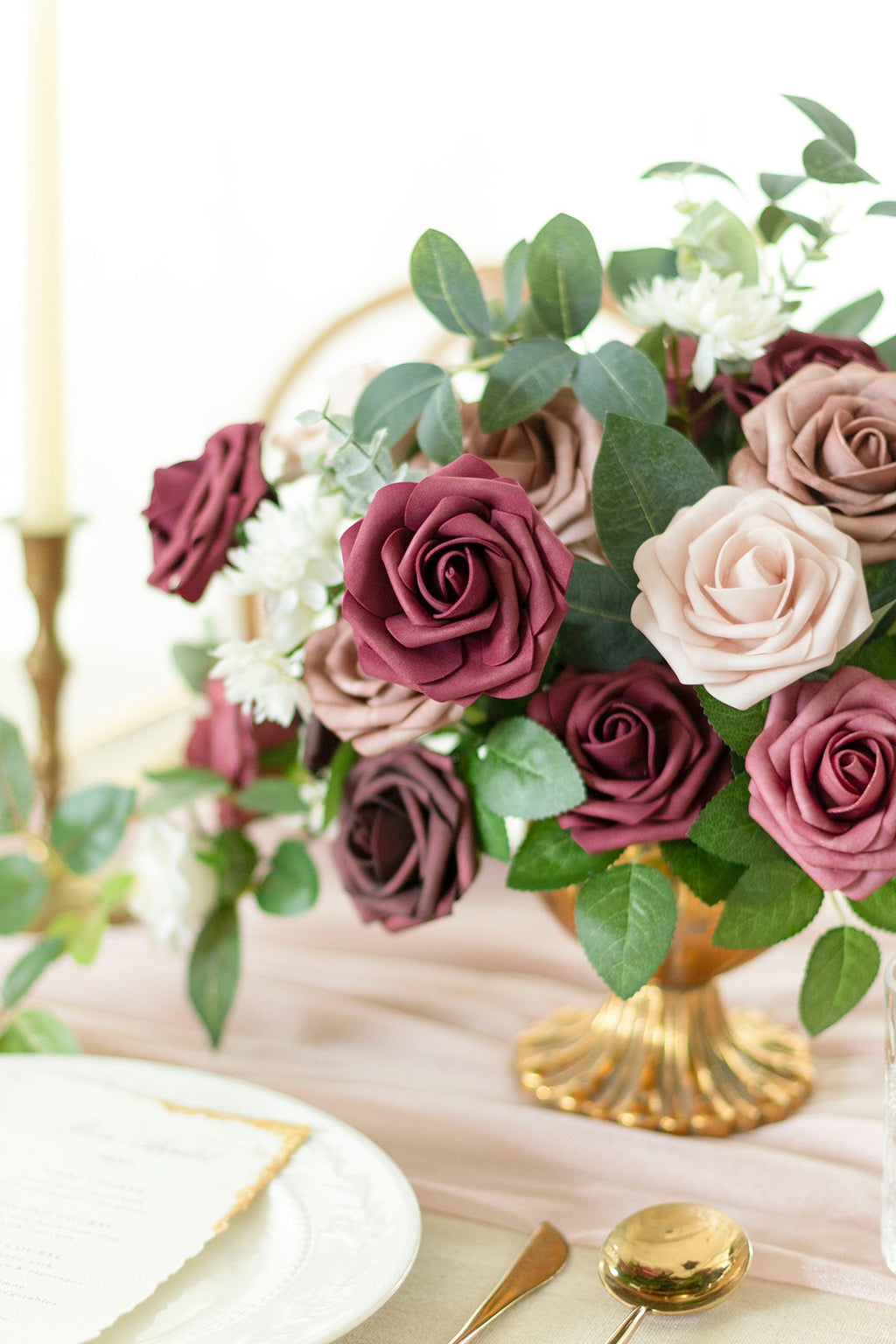 3" Foam Rose with Stem - 59 Colors F3