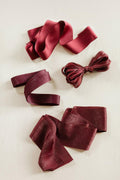 1.5 Yards Polyester Ribbons for Photography Flat Lay - Sunflower & Burgundy Theme - lingsDev
