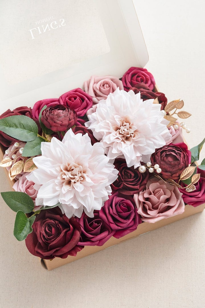 Bold Fuchsia Designer Flower Boxes