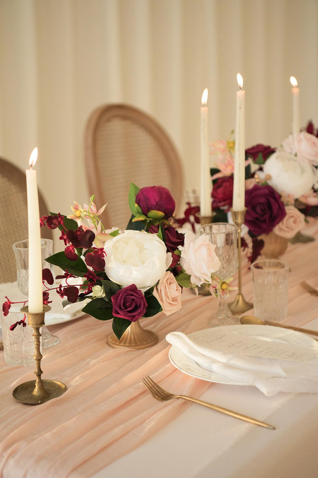 Burgundy & Marsala Designer Flower Boxes