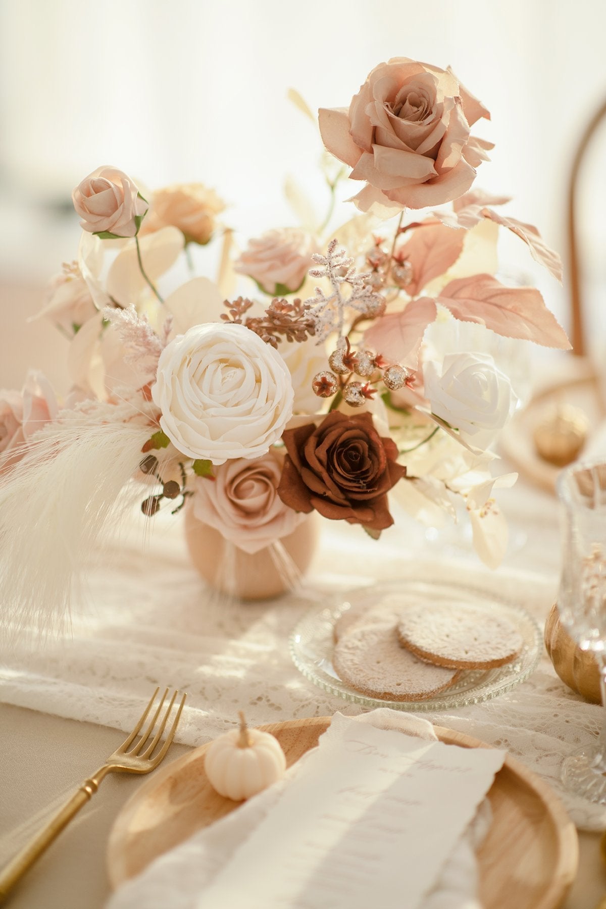 Natural White & Ivory Designer Flower Boxes