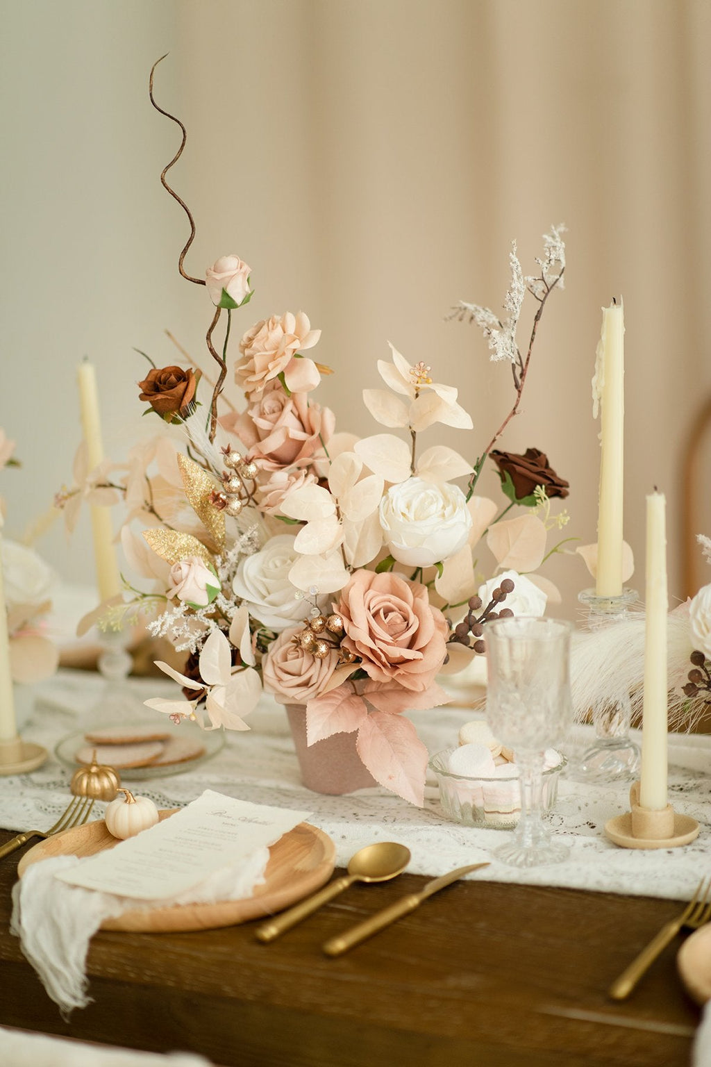 Natural White & Ivory Designer Flower Boxes