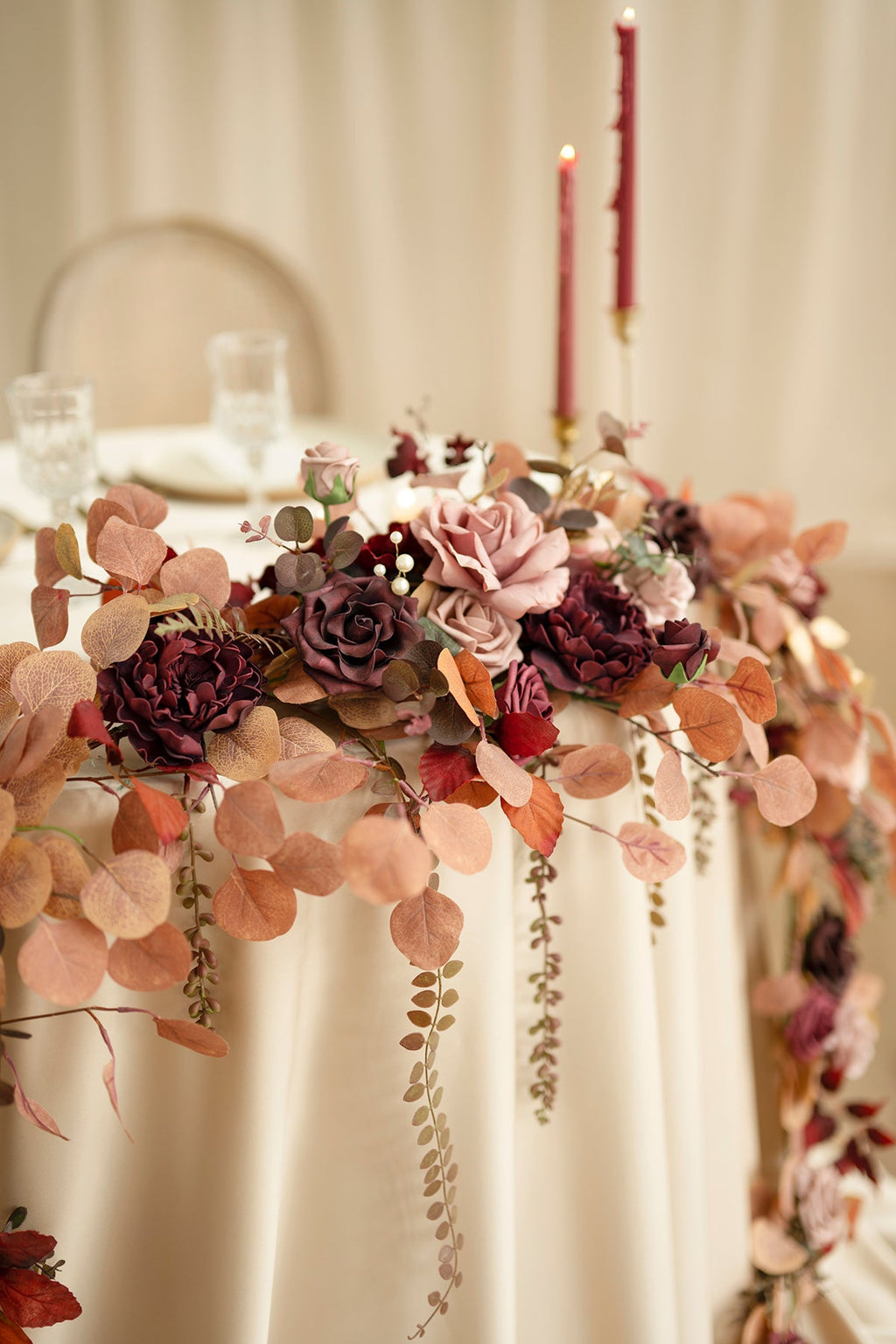 3.5" Foam Avalanche Rose with Stem - 16 Colors
