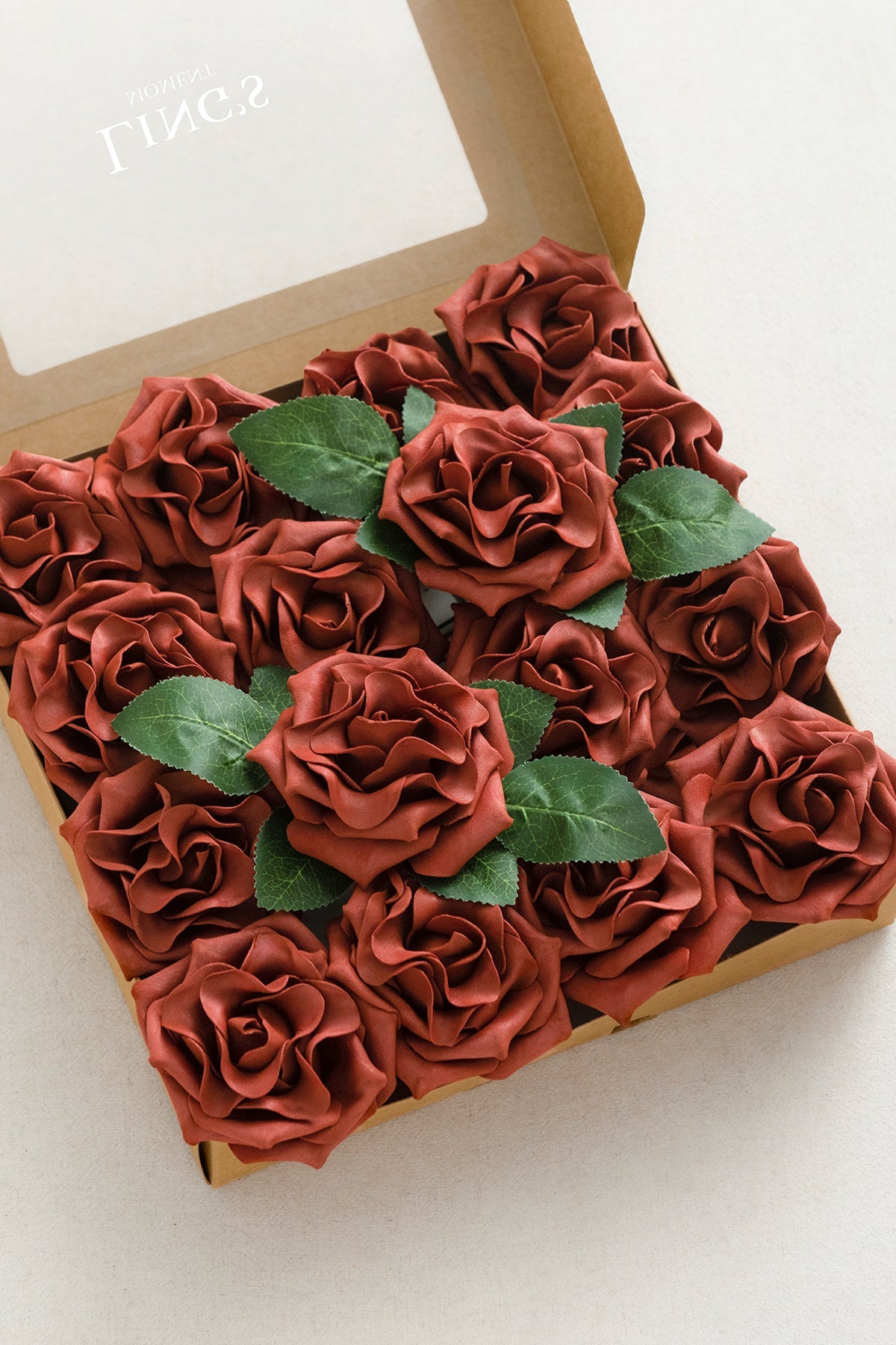 3.5" Foam Avalanche Rose with Stem - 16 Colors