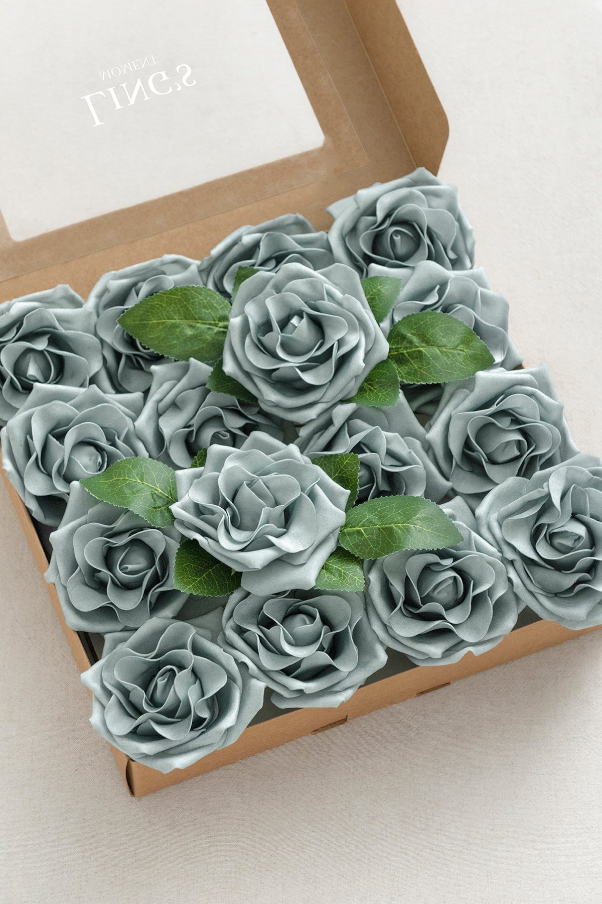 3.5" Foam Avalanche Rose with Stem - 16 Colors