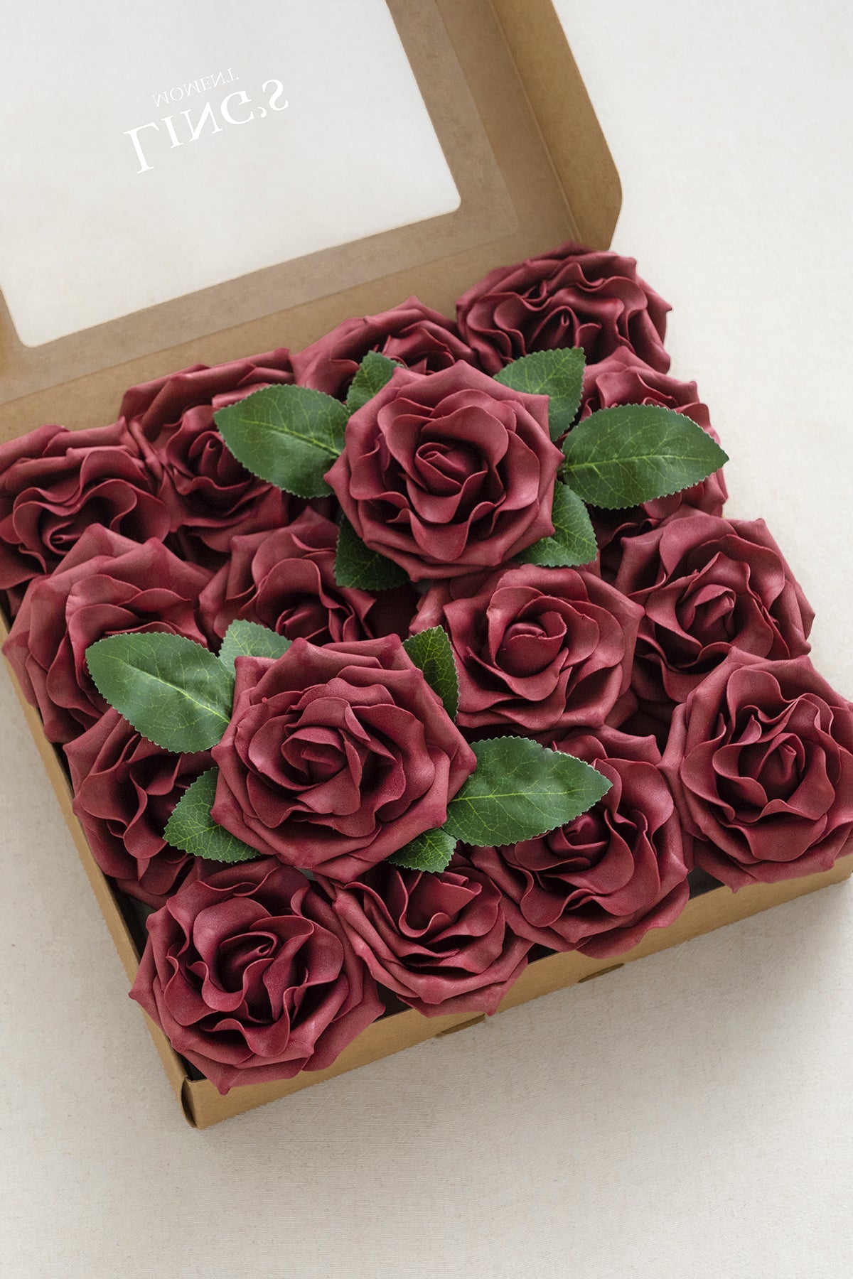 3.5" Foam Avalanche Rose with Stem - 16 Colors