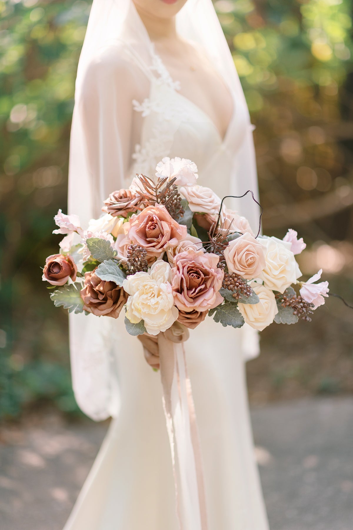Dusty Rose Designer Flower Boxes