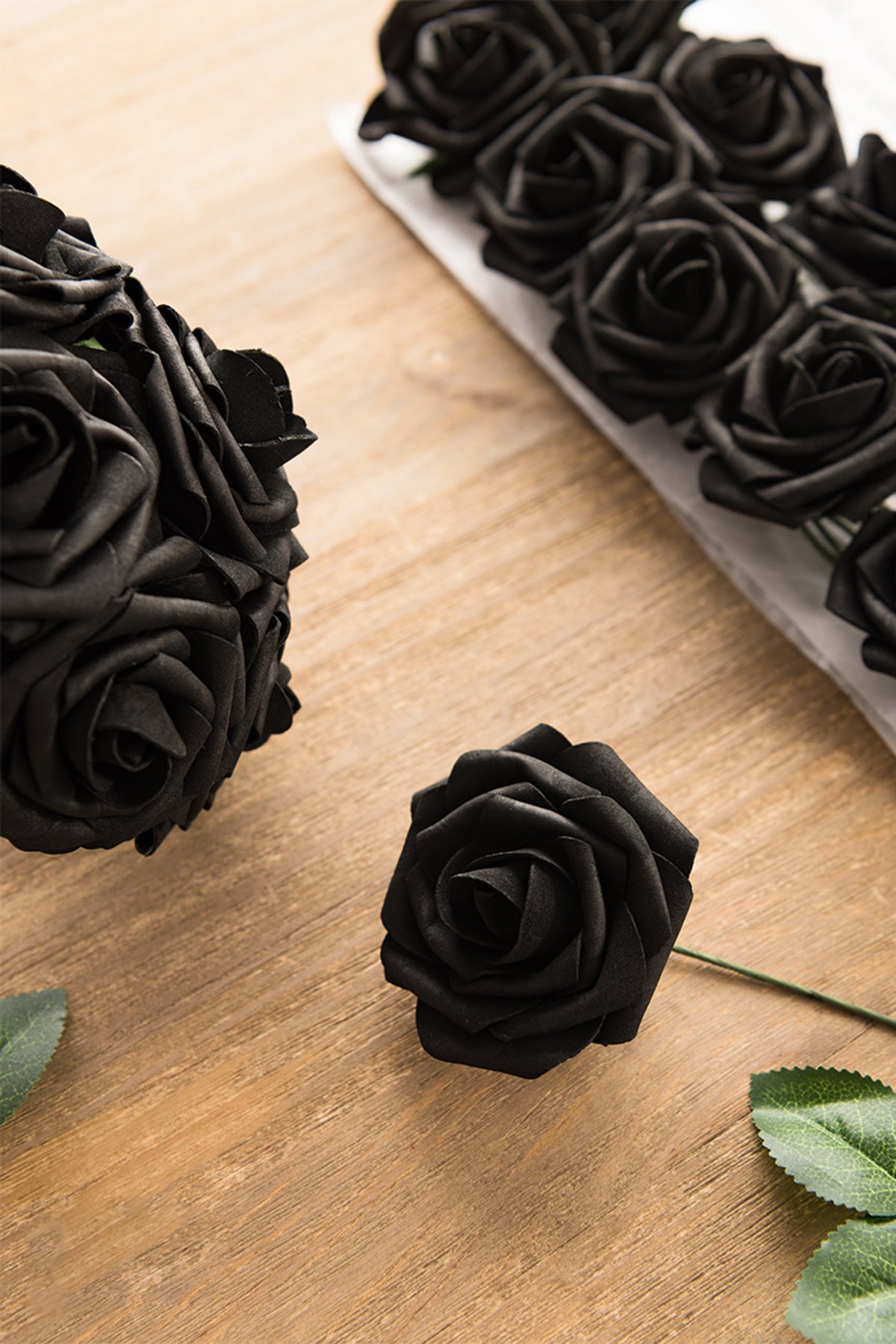 3" Foam Rose with Stem - 59 Colors F3
