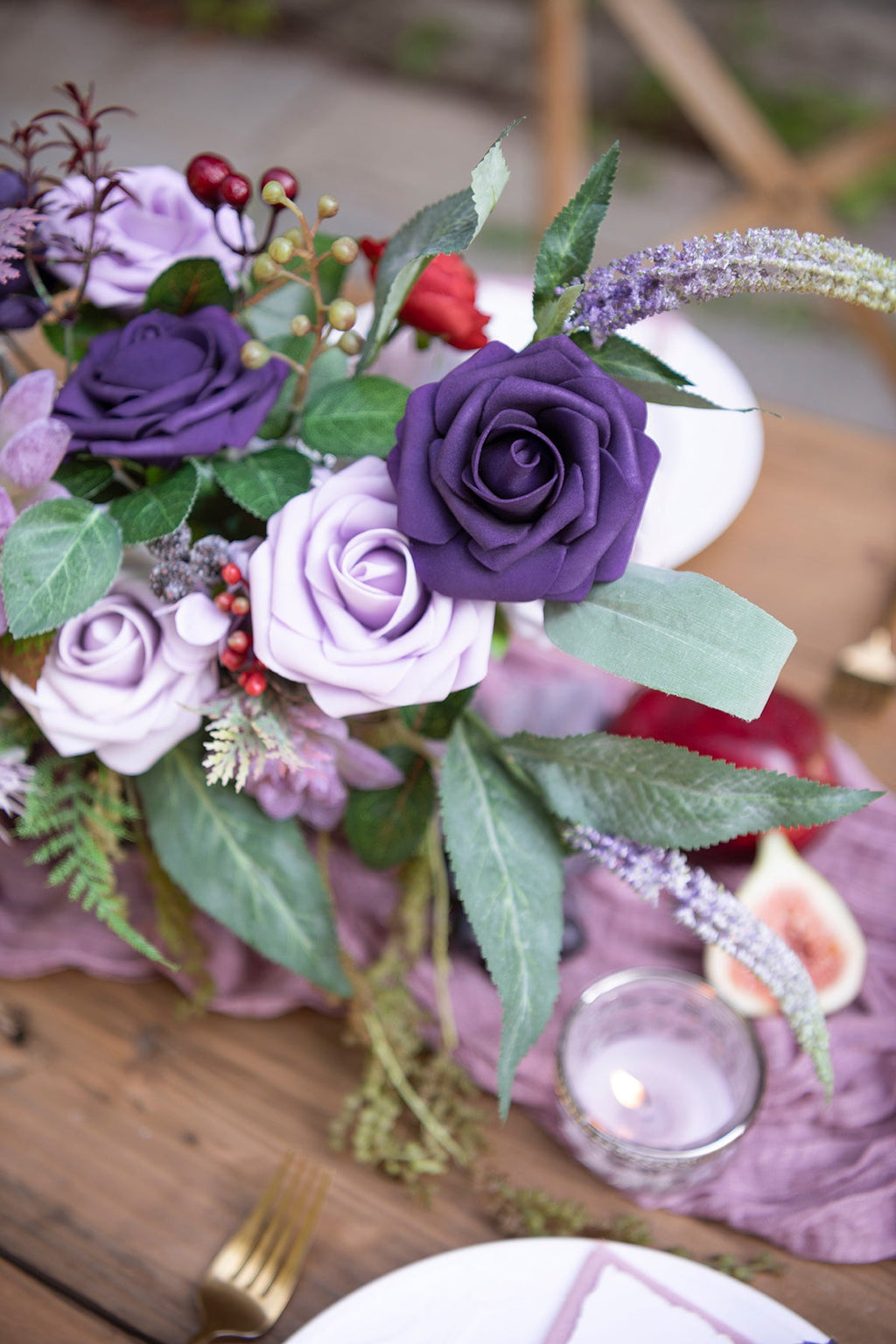 3" Foam Rose with Stem - 59 Colors F3