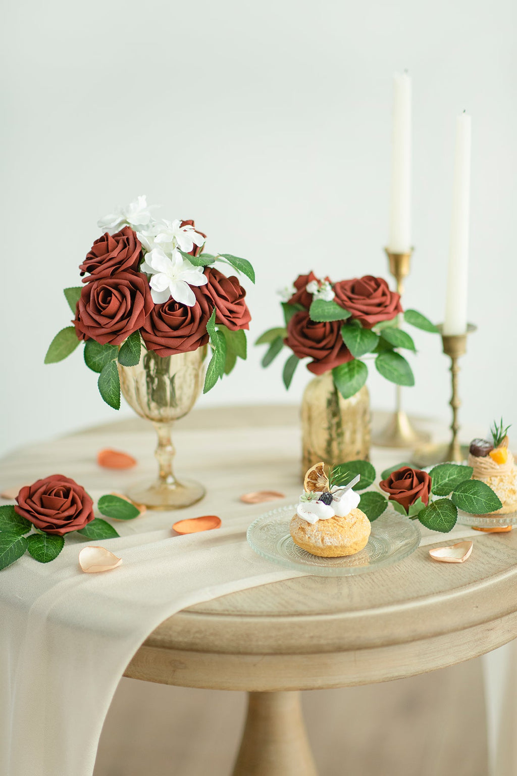 3" Foam Rose with Stem - 59 Colors F3