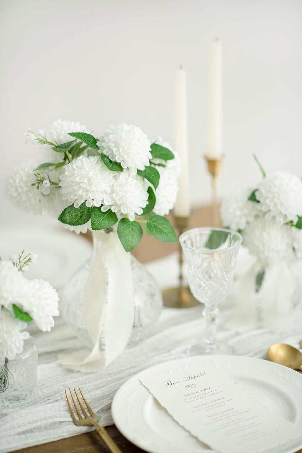 [Gift for $800+] 2.5" Foam Dahlia with Stem - 8 Colors