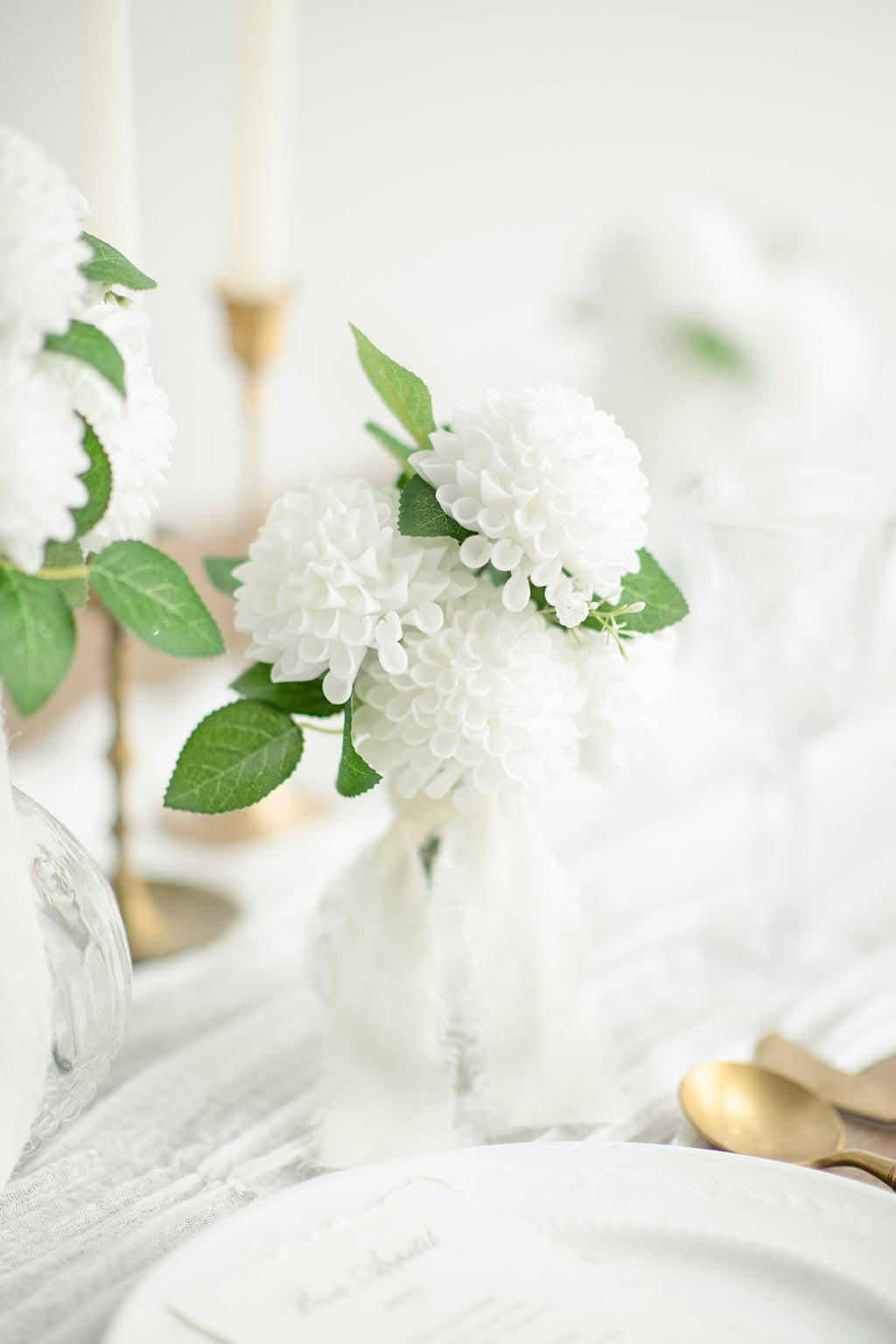 [Gift for $800+] 2.5" Foam Dahlia with Stem - 8 Colors