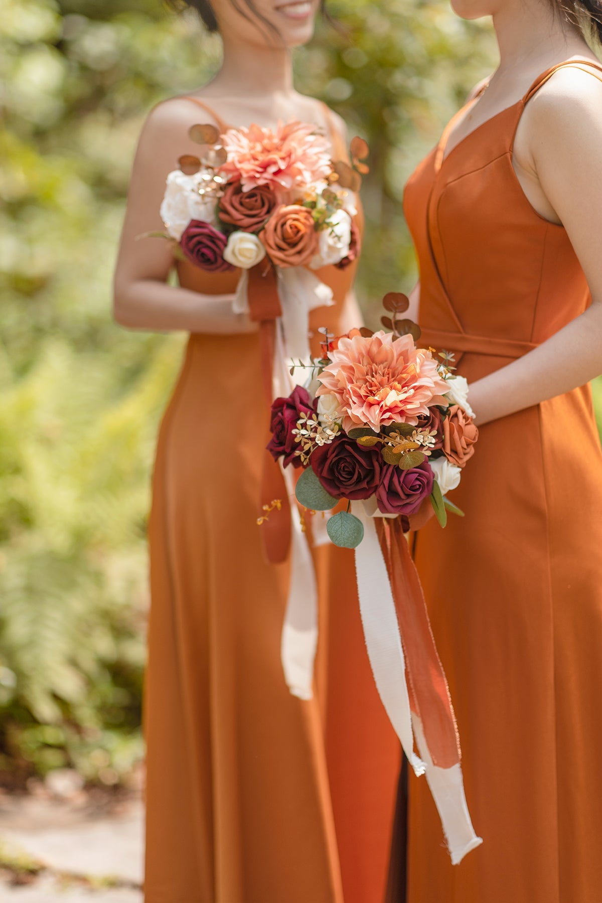 DIY Wedding Flower Packages in Sunset Terracotta