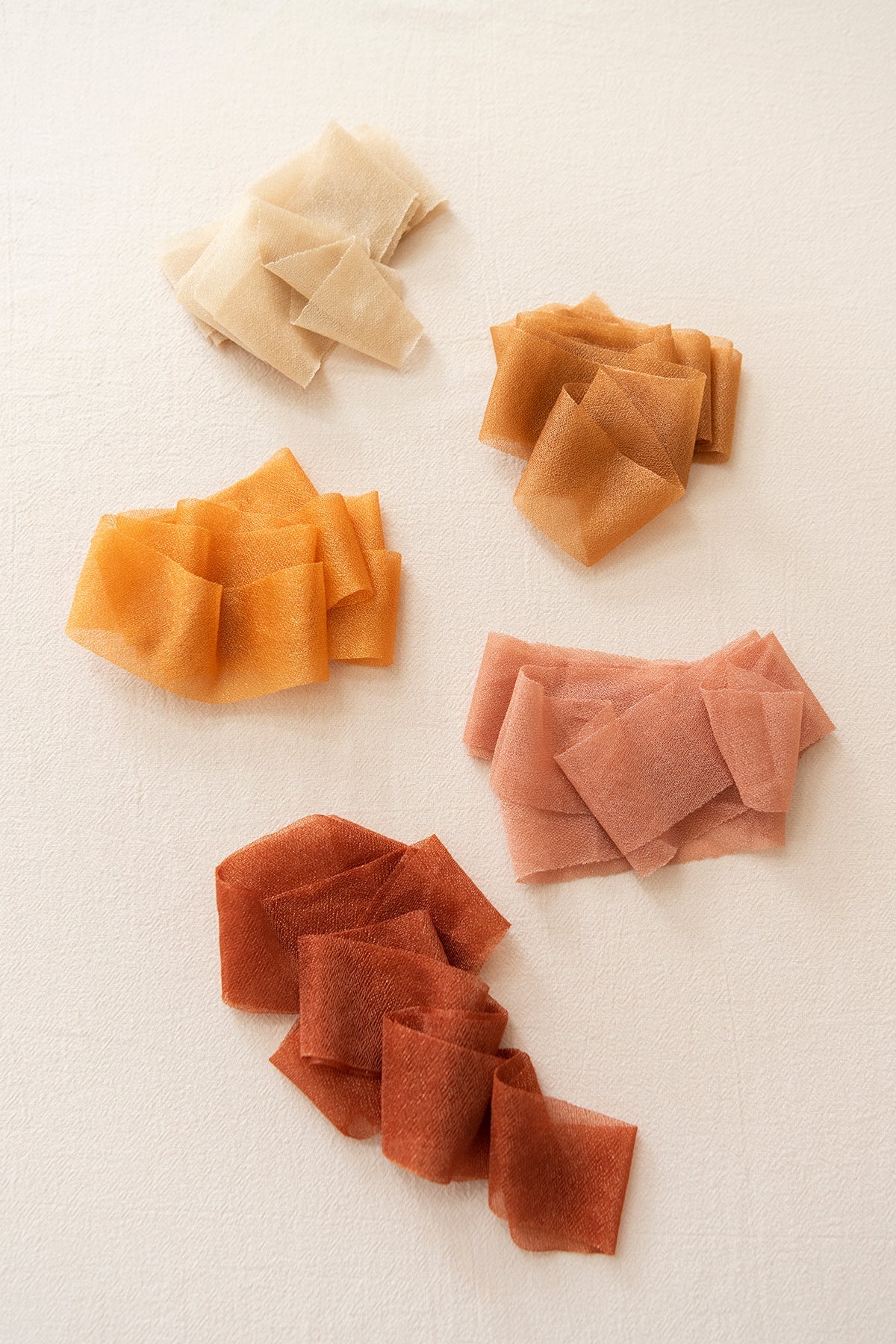 Ribbons in Sunset Terracotta