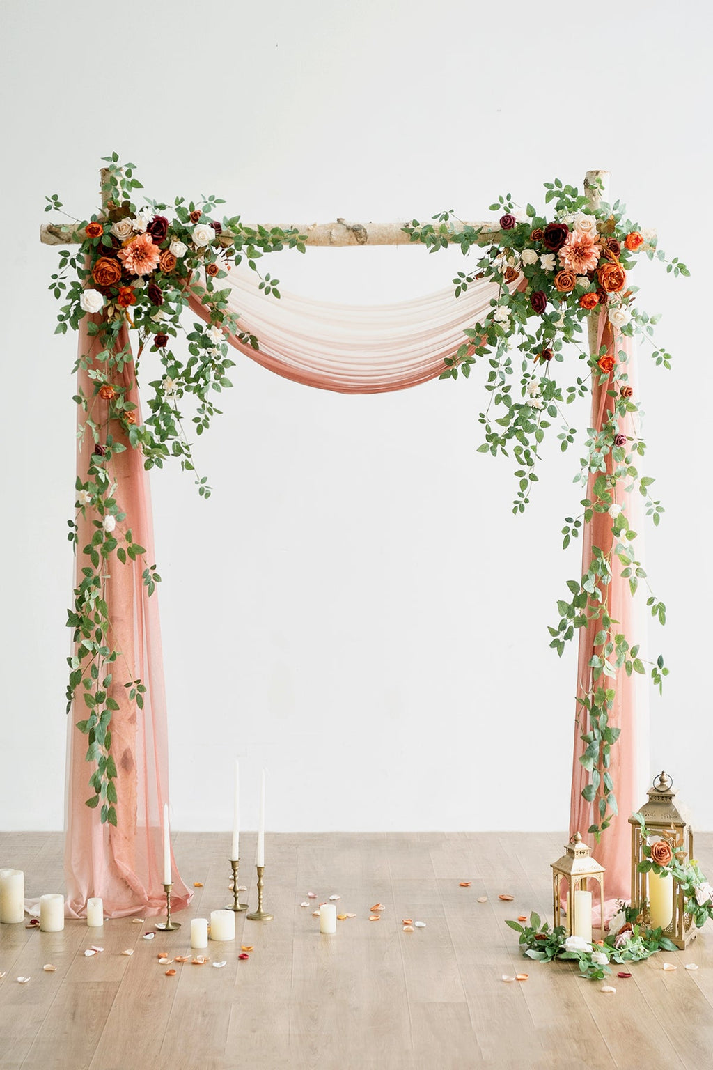 Flat Arch Flower in Sunset Terracotta