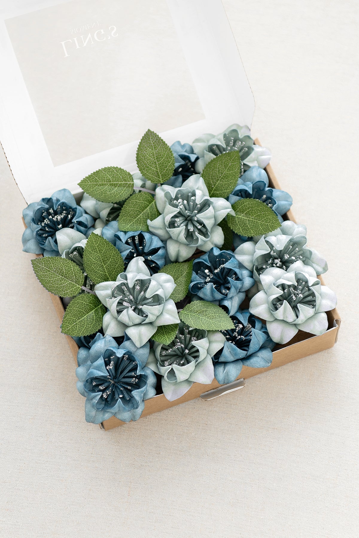 2.5" Foam Nigella with Stem -  4 Colors