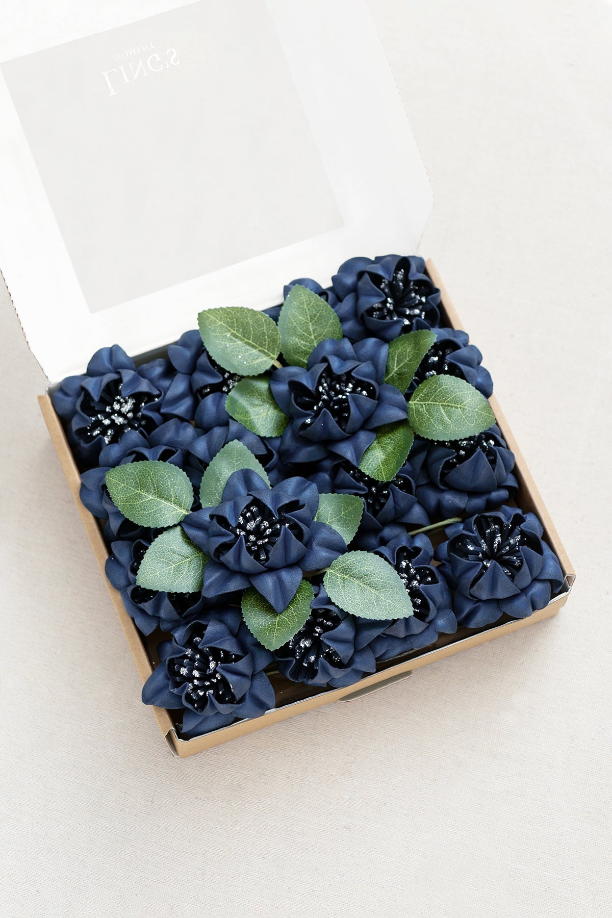 2.5" Foam Nigella with Stem -  4 Colors