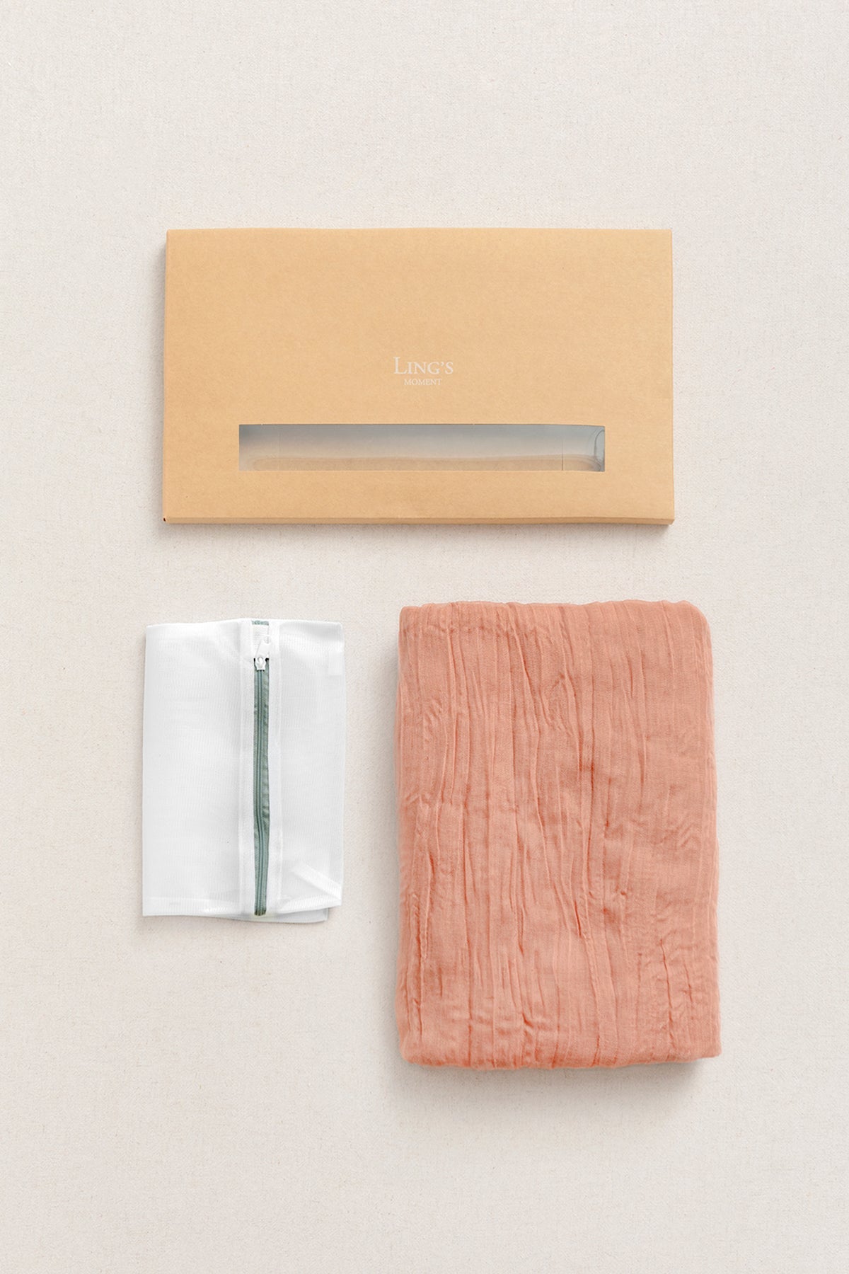Table linens in Sunset Terracotta