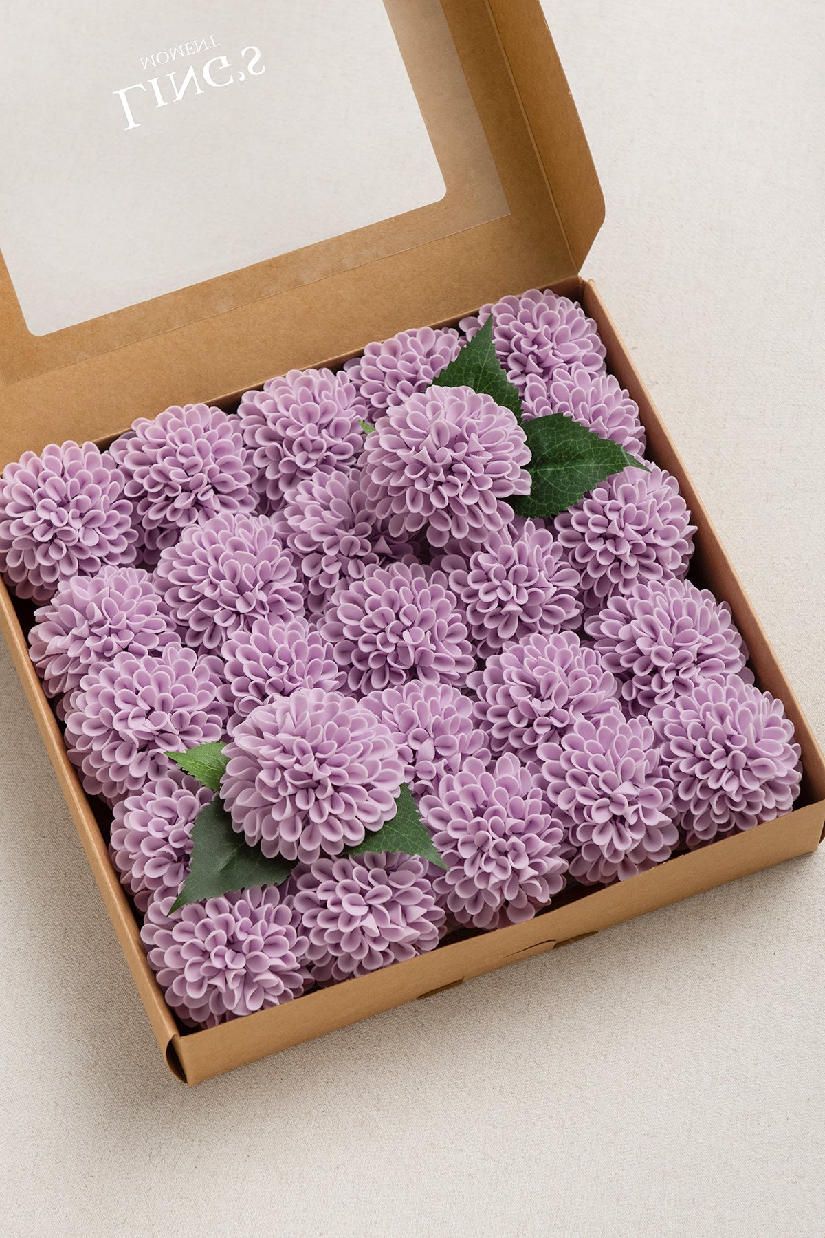 [Gift for $800+] 2.5" Foam Dahlia with Stem - 8 Colors