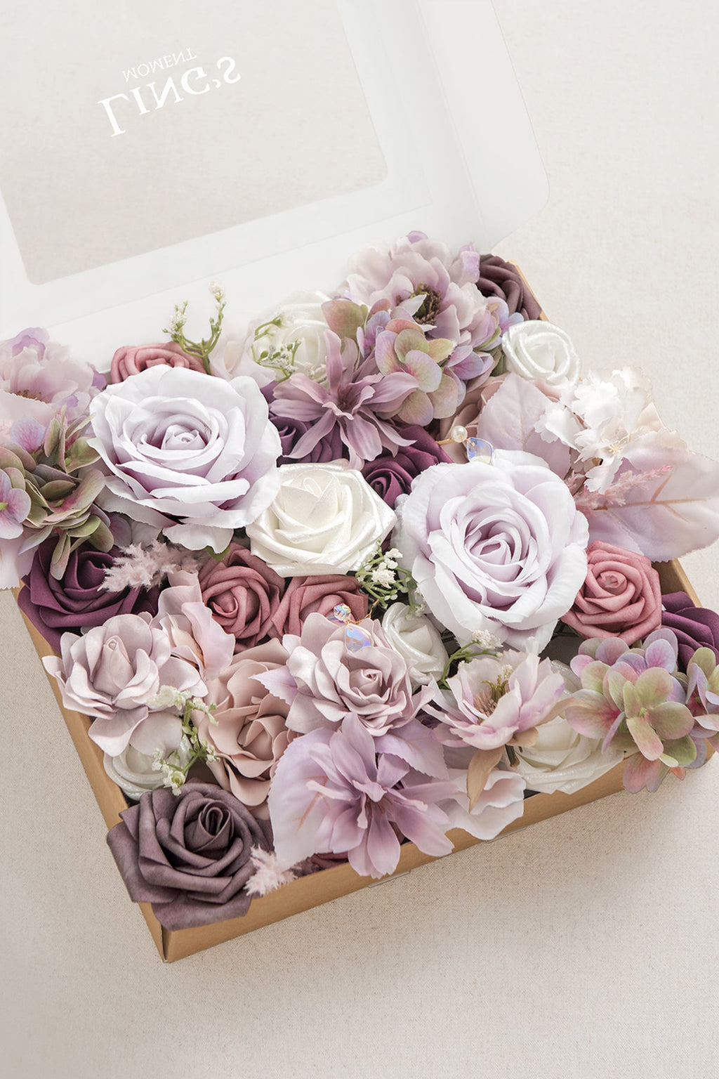 Lilac Purple Designer Flower Boxes