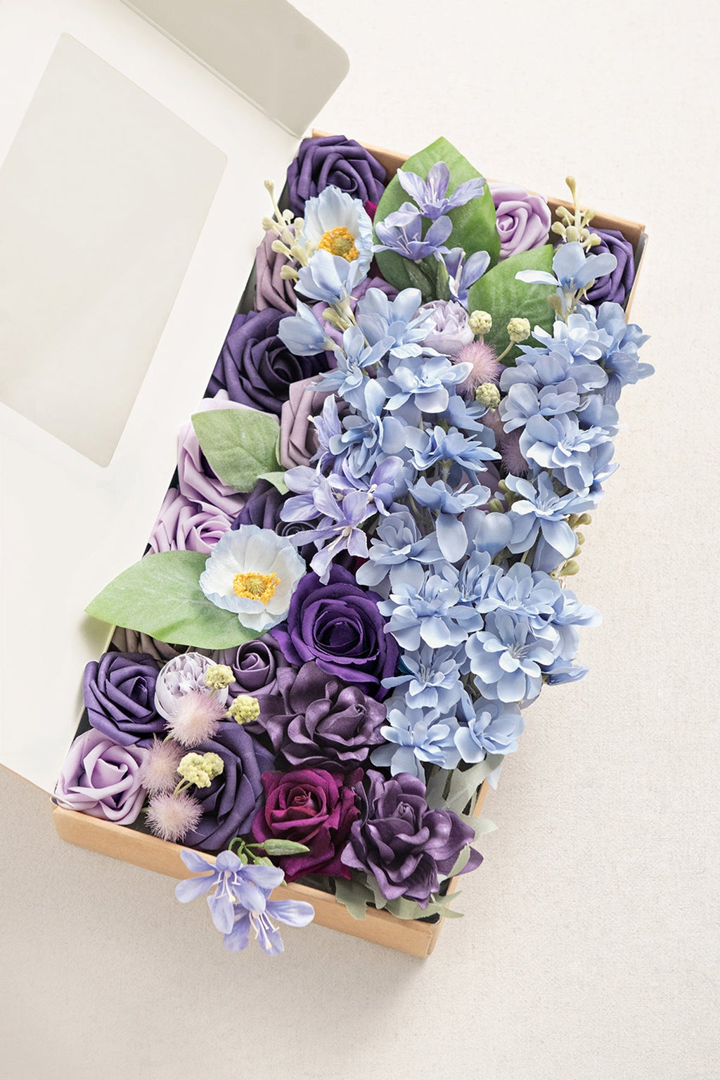 Lilac Purple Designer Flower Boxes