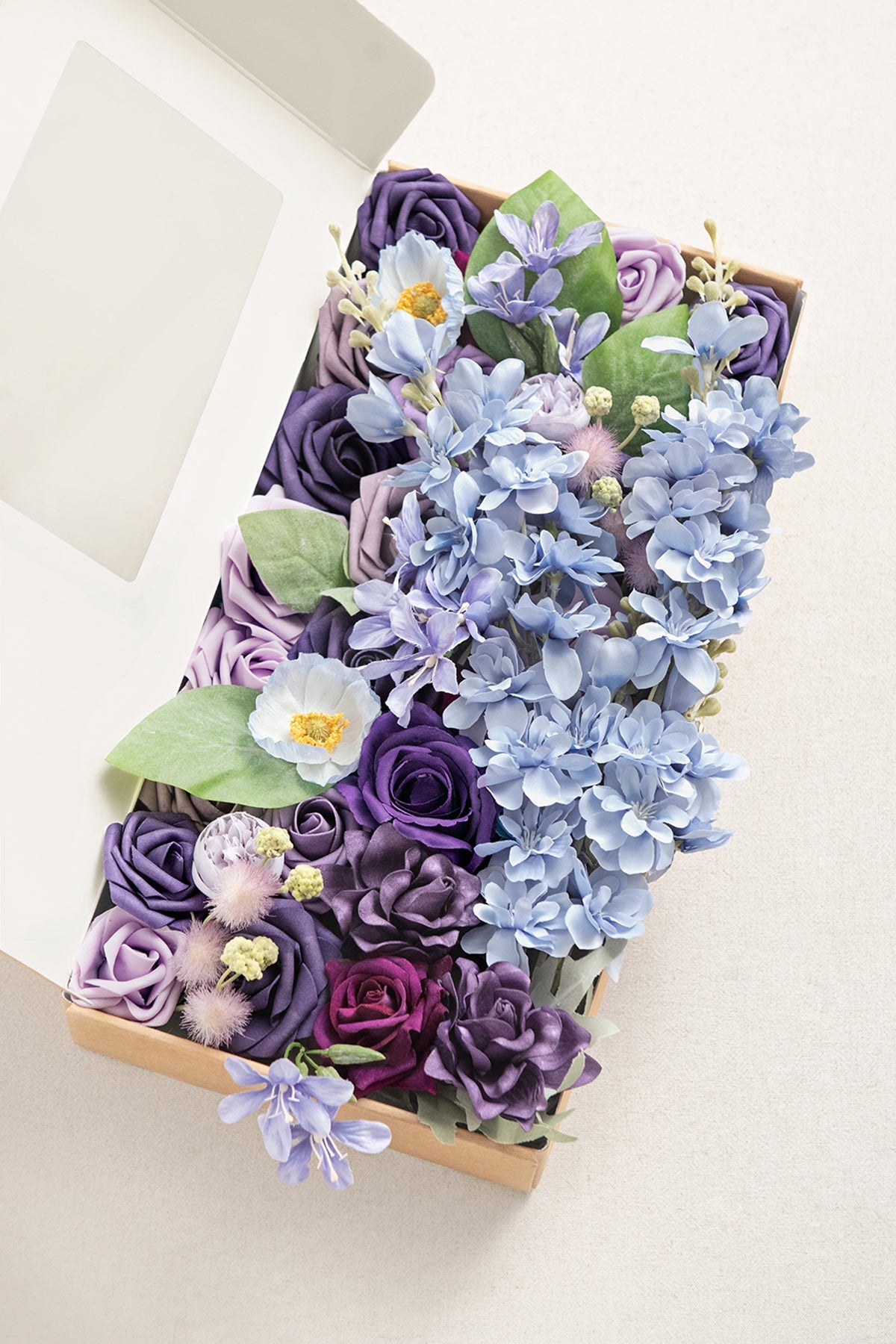 Lilac Purple Designer Flower Boxes