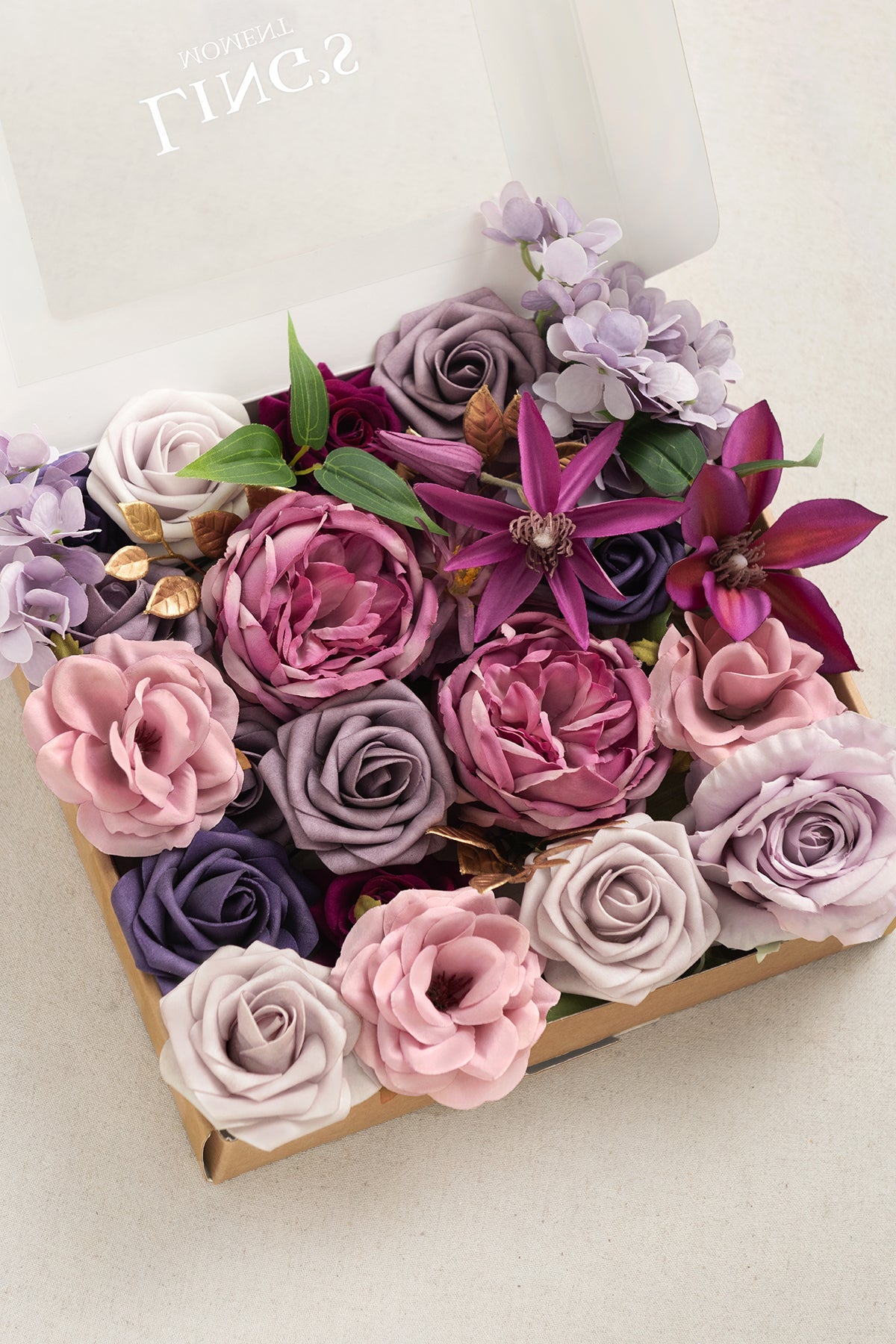 Lilac Purple Designer Flower Boxes