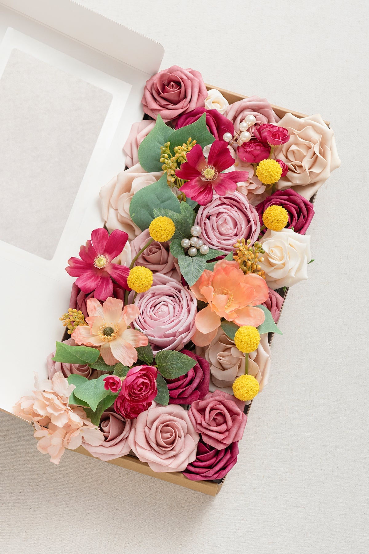 Burgundy & Marsala Designer Flower Boxes