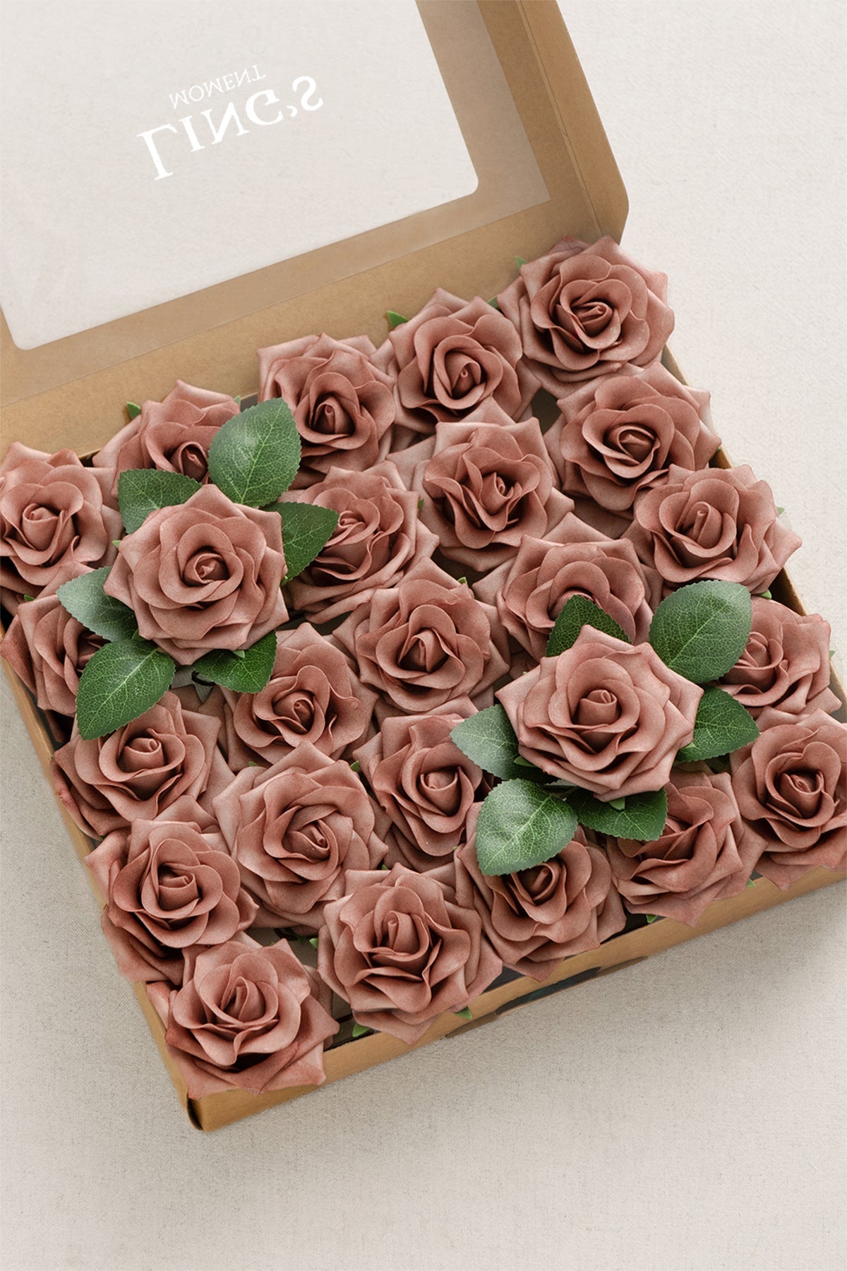 2.5" Foam Avalanche Rose with Stem - 7 Colors
