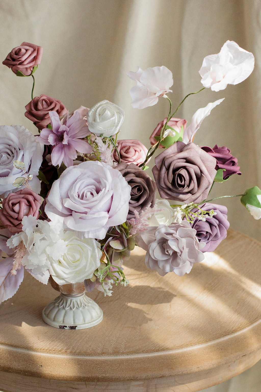 Lilac Purple Designer Flower Boxes