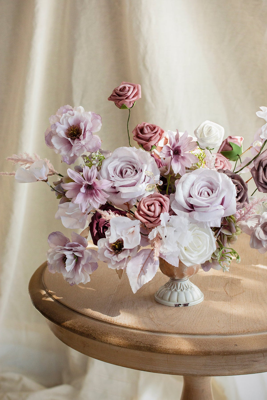 Lilac Purple Designer Flower Boxes