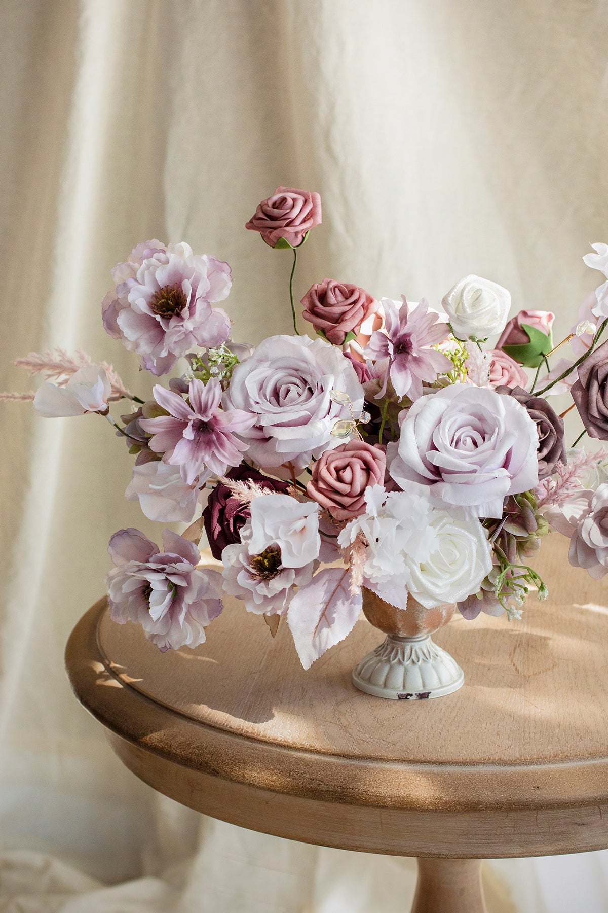 Lilac Purple Designer Flower Boxes