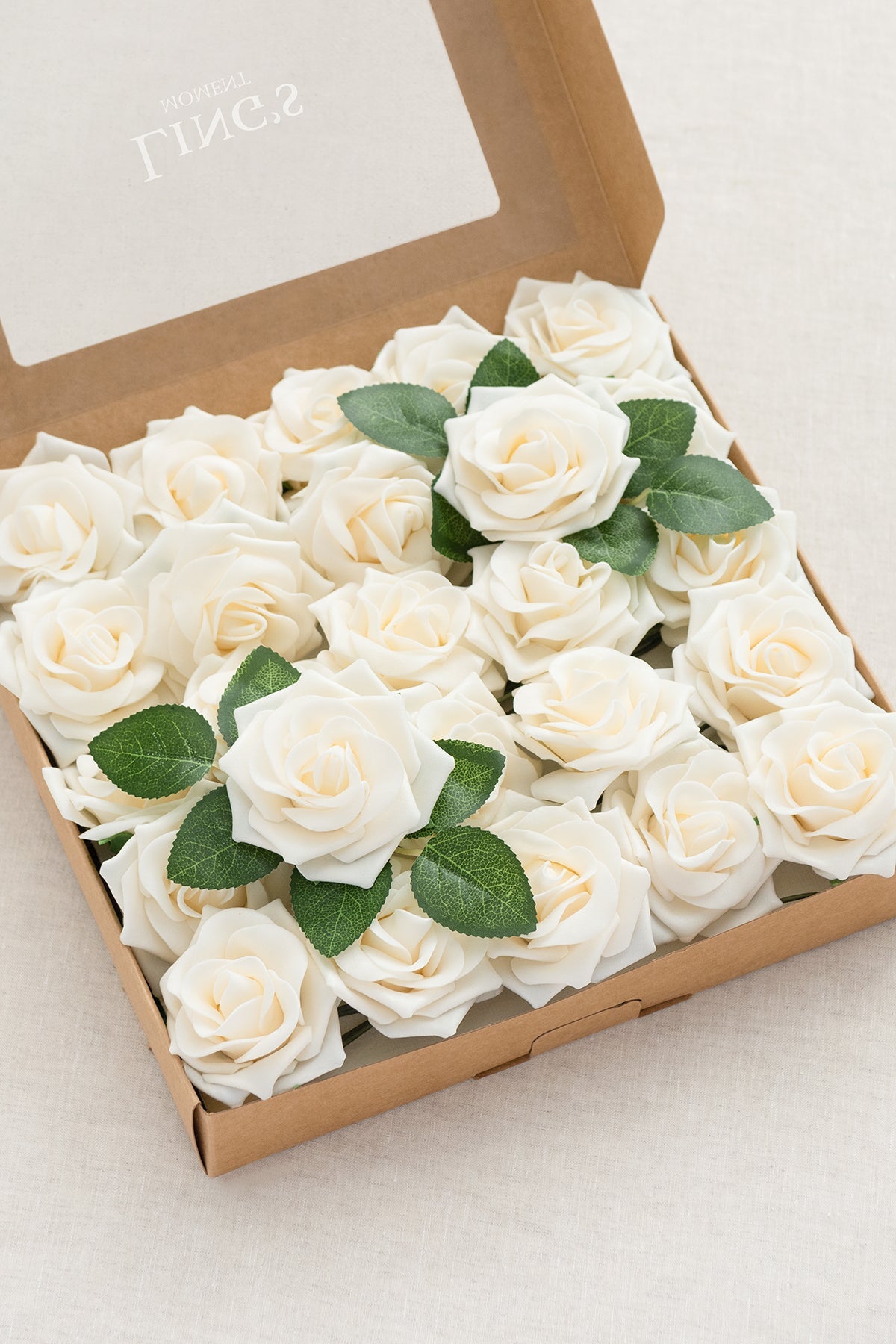 2.5" Foam Avalanche Rose with Stem - 7 Colors