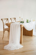 Extra Long Tulle Table Runner 30"w x 16FT - 4 Colors - lingsDev
