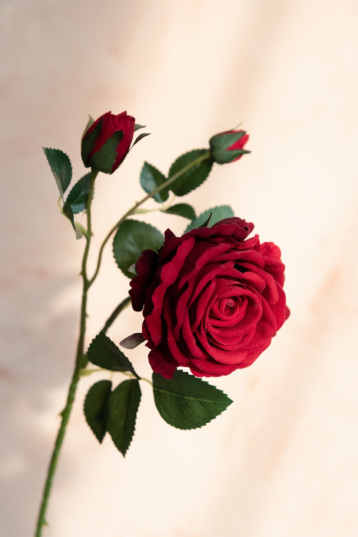 Focal Flower in Christmas Red & Sparkle