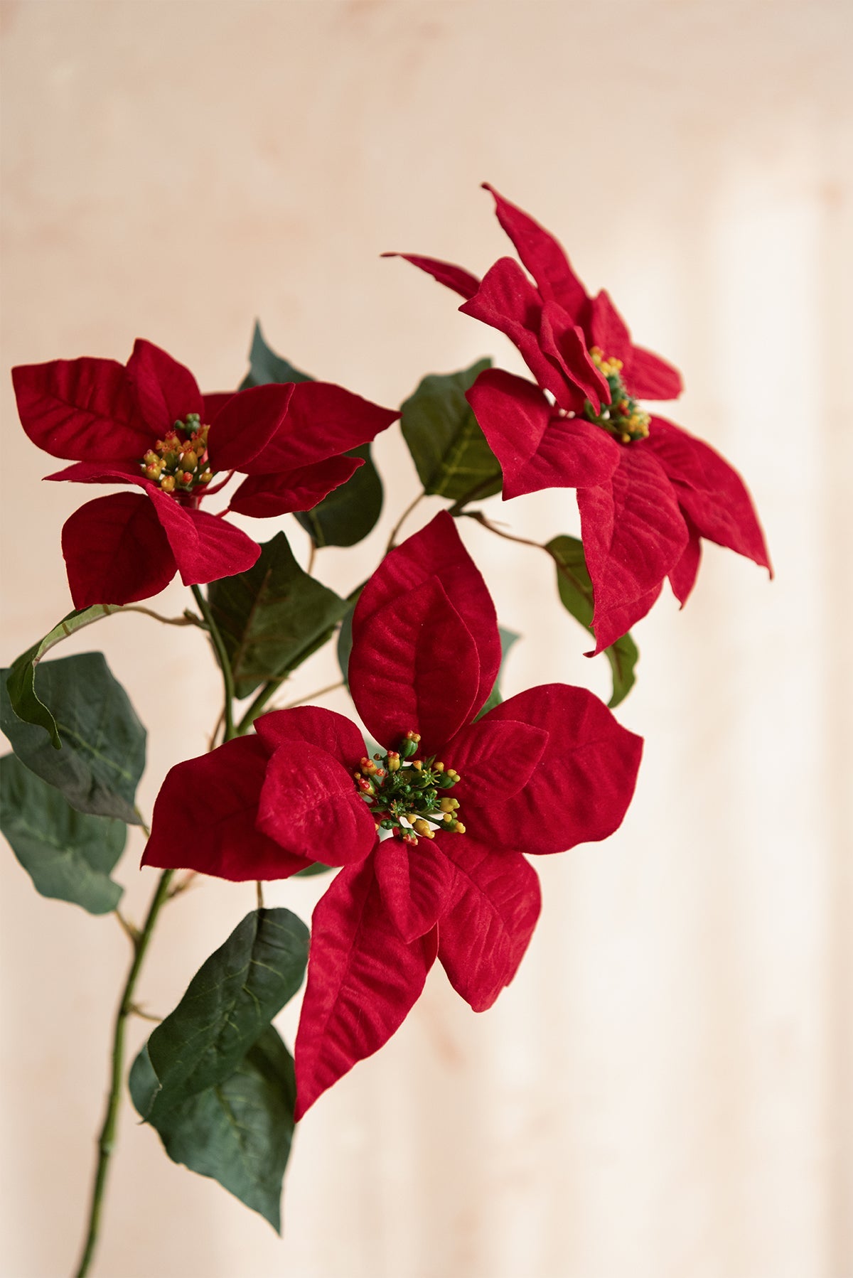 Focal Flower in Christmas Red & Sparkle