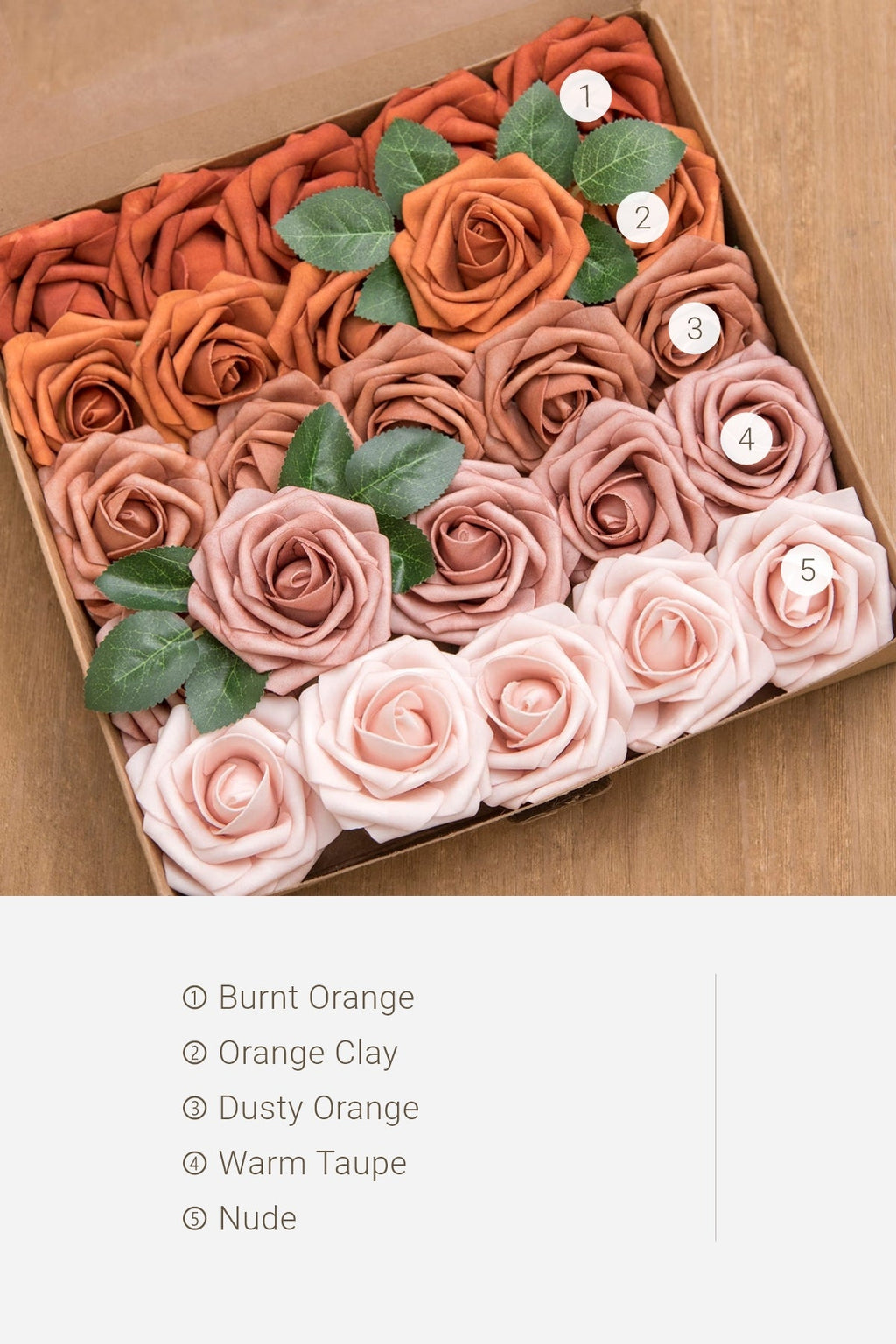 3" Foam Rose with Stem - 59 Colors F3