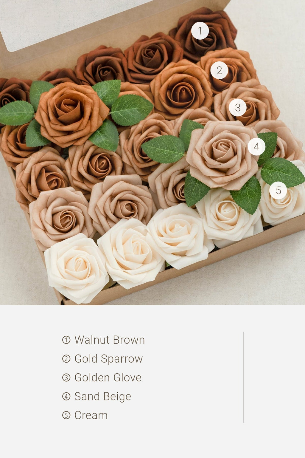 3" Foam Rose with Stem - 59 Colors F3