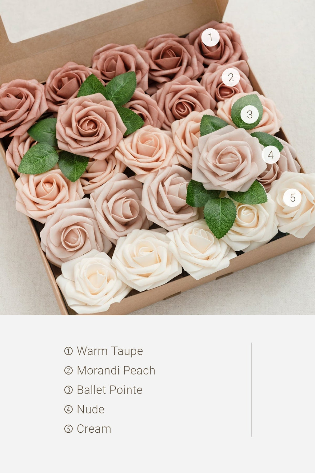 3" Foam Rose with Stem - 59 Colors F3
