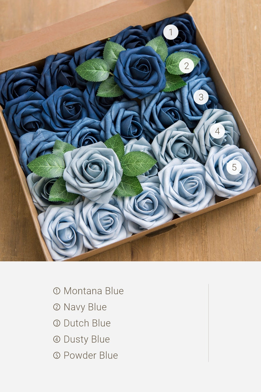 3" Foam Rose with Stem - 59 Colors F3