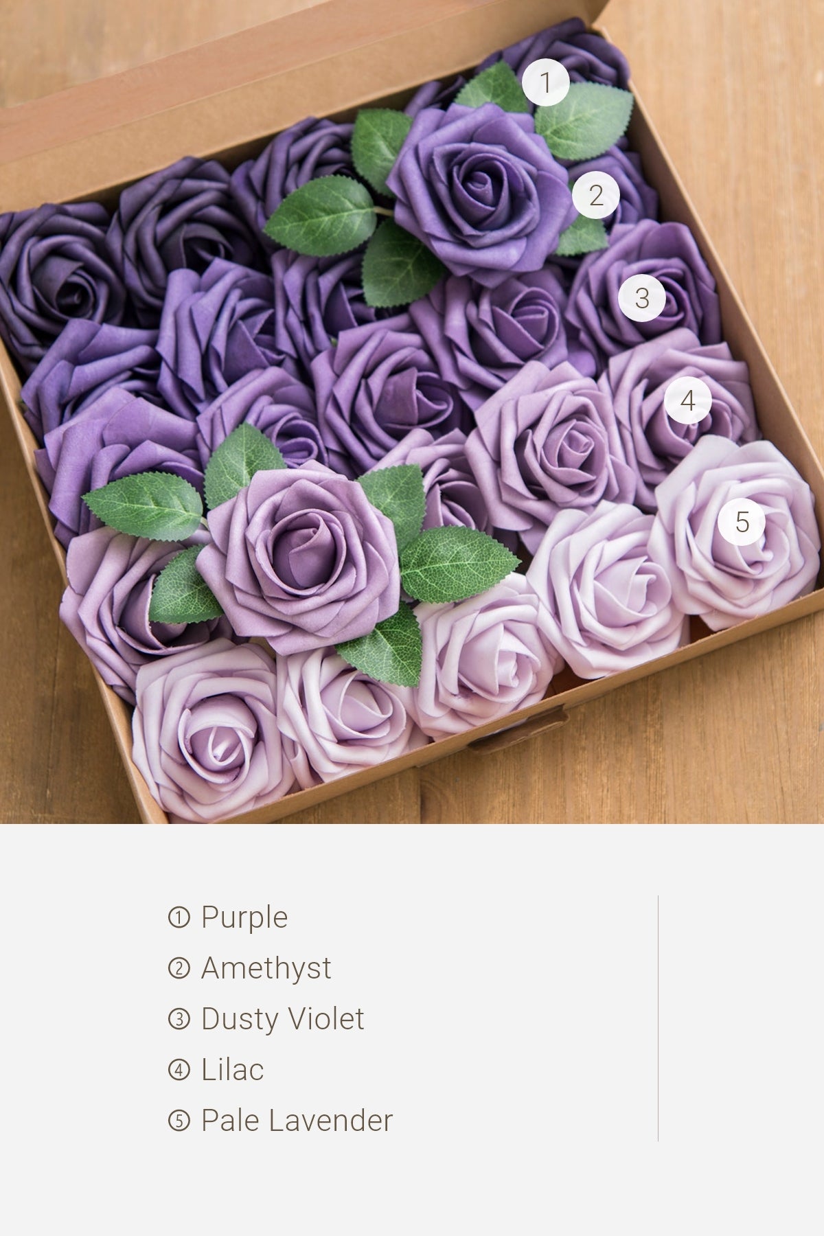 3" Foam Rose with Stem - 59 Colors F3