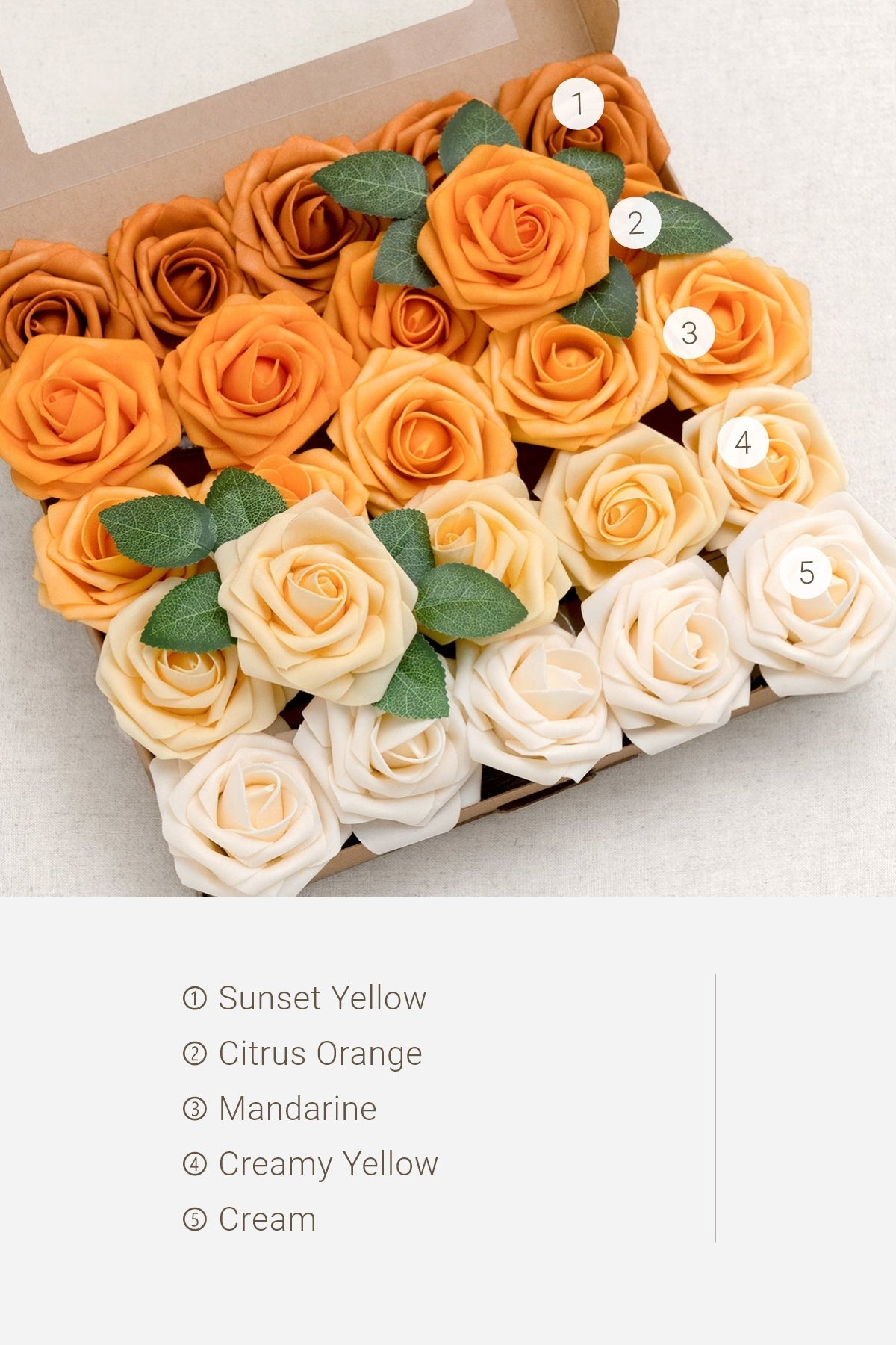 3" Foam Rose with Stem - 59 Colors F3