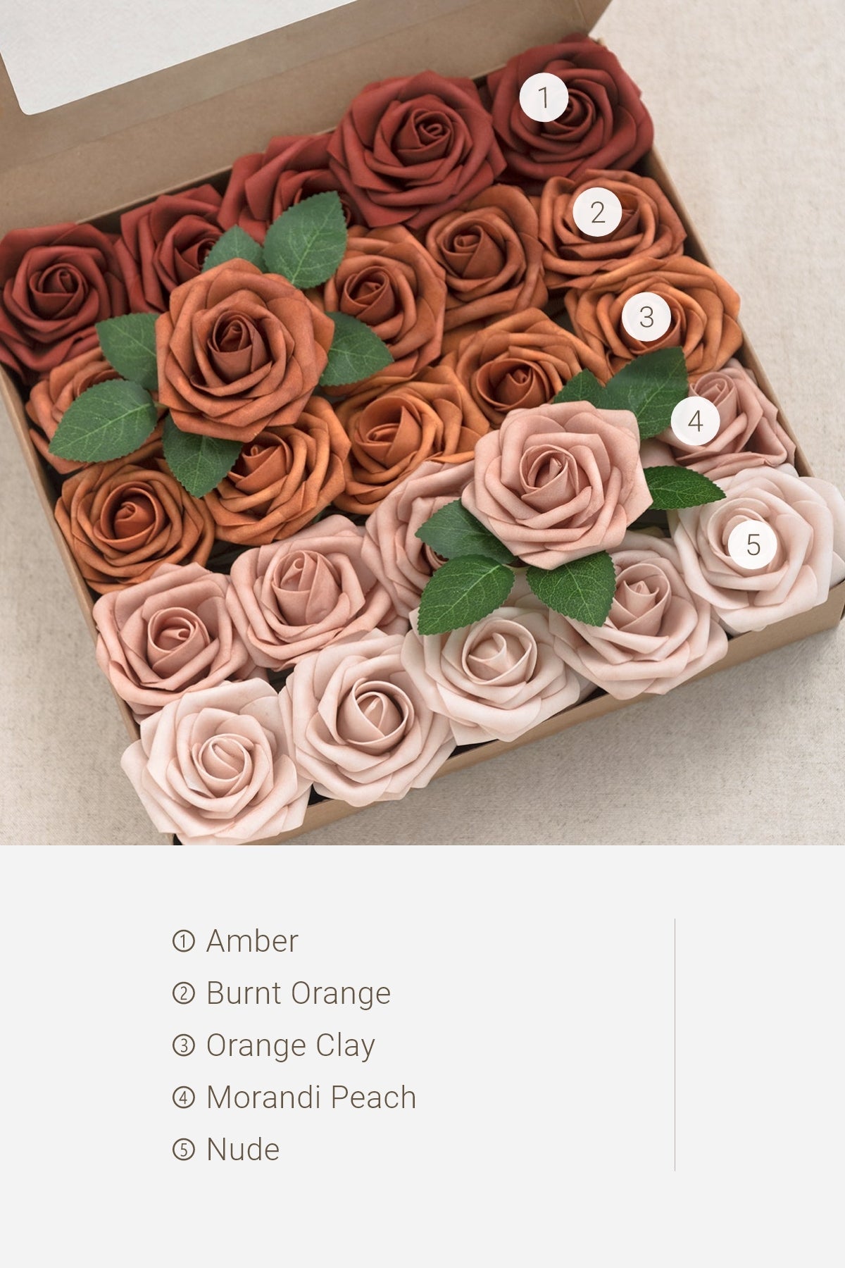 3" Foam Rose with Stem - 59 Colors F3