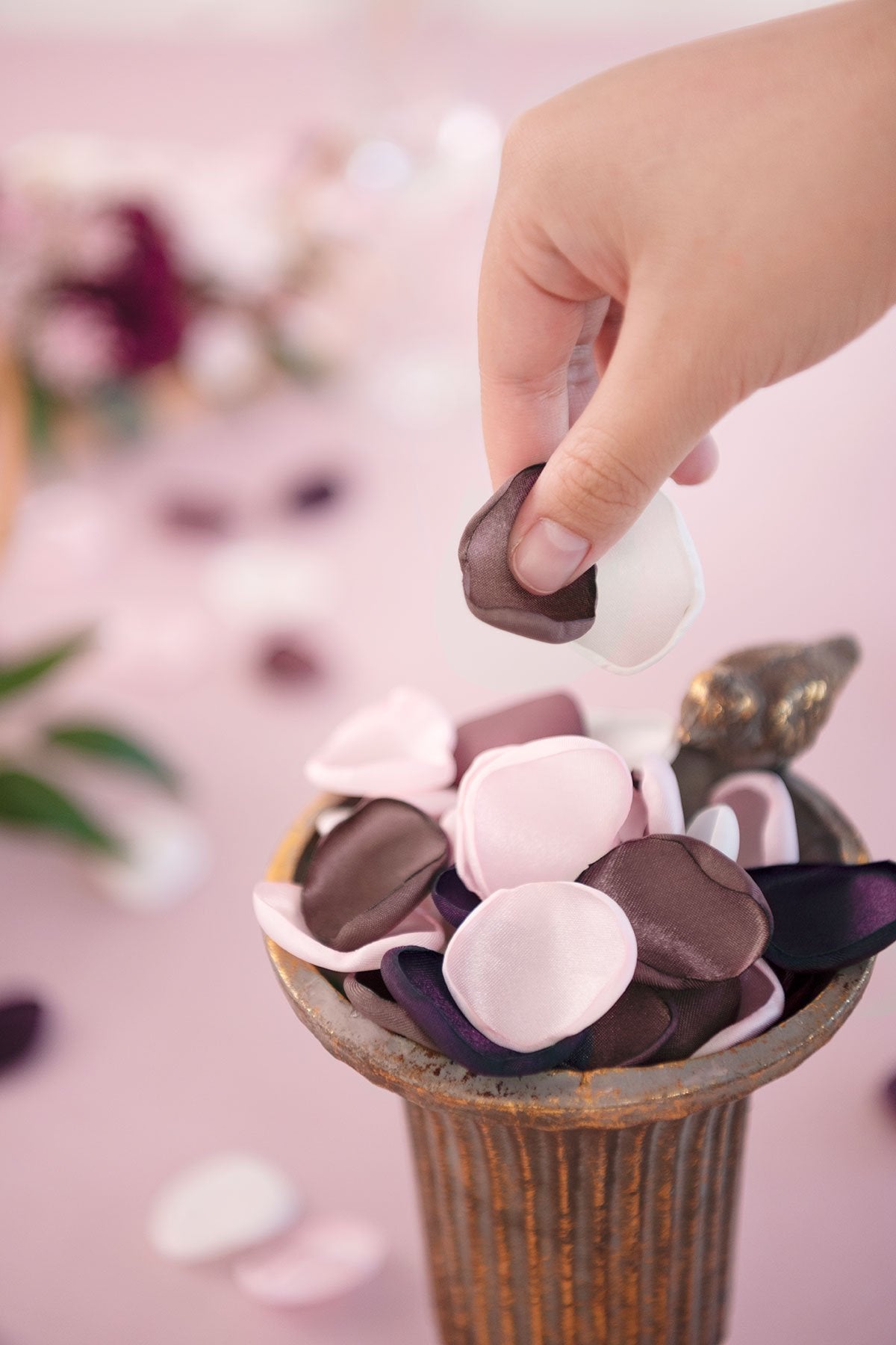 Silk Rose Petals - Plum & Lilac - lingsDev