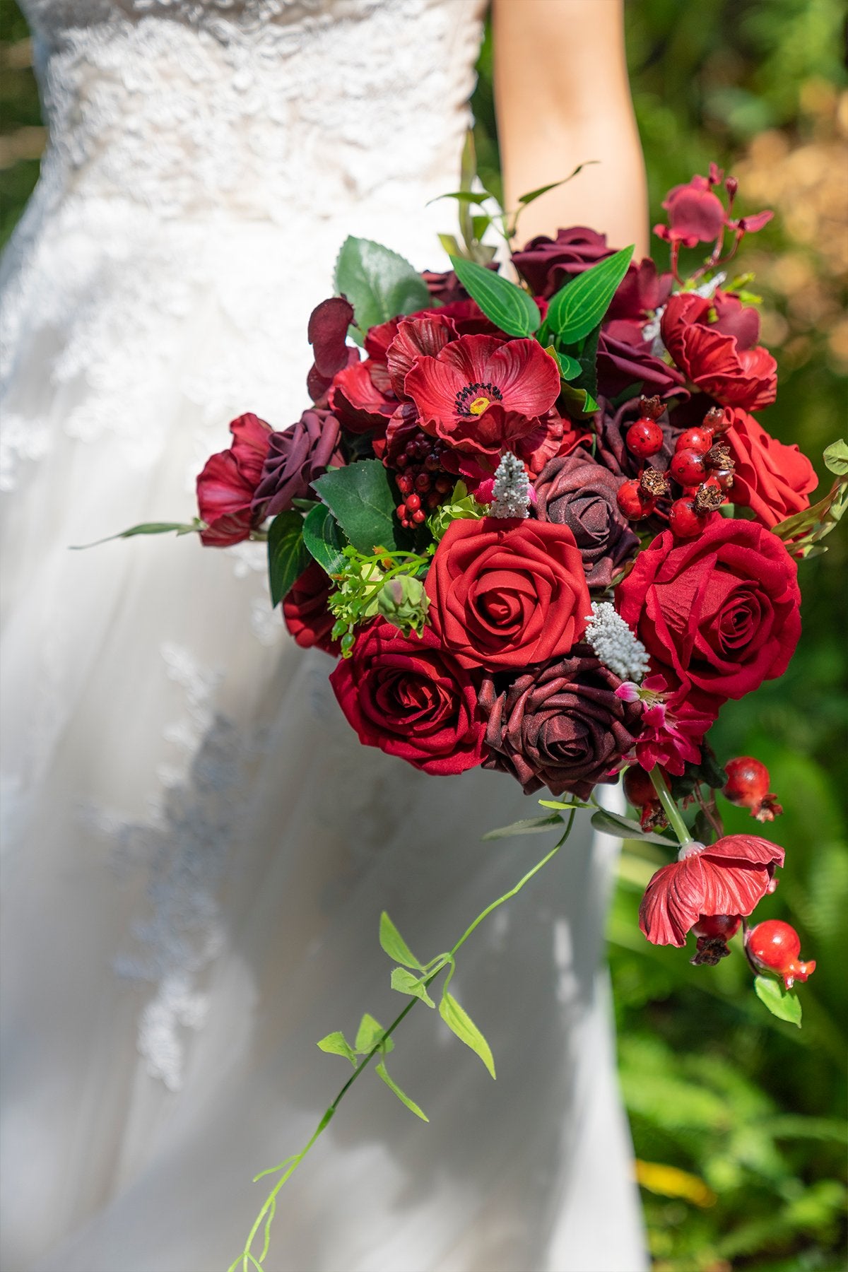Burgundy & Marsala Flowers Box Set - 26 Styles - lingsDev