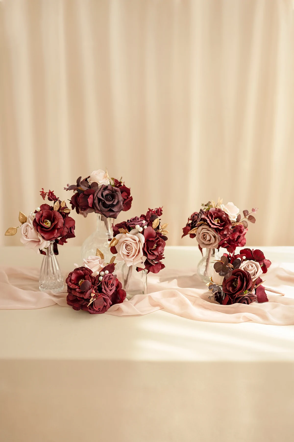 3.5" Foam Avalanche Rose with Stem - 16 Colors