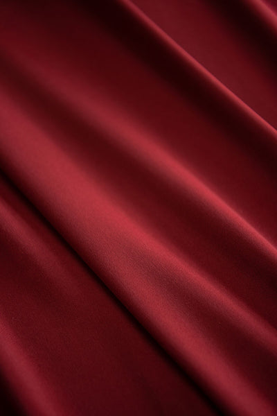 Faux Velvety Table Runner 28"w x 10FT - Burgundy - lingsDev