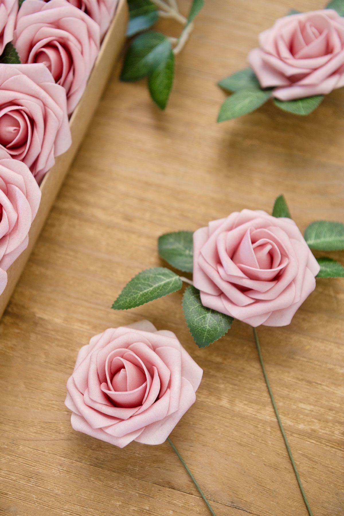 3" Foam Rose with Stem - 59 Colors F3