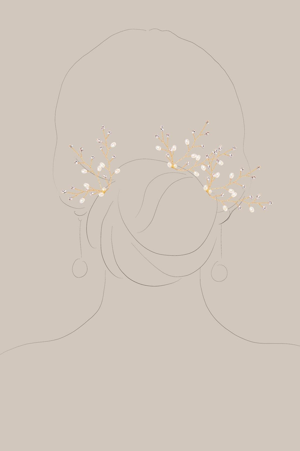 Delicate Rhinestone Pearl Hair Pins (Set of 6) - lingsDev